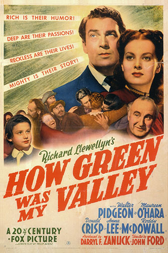 1941 (14th) Best Picture: “How Green Was My Valley”