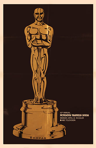 1968 (41st) Academy Award Ceremony Poster