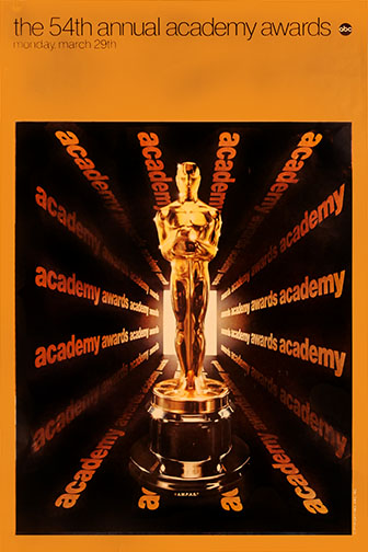 1981 (54th) Academy Award Ceremony Poster