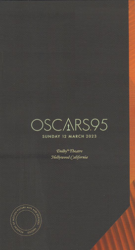 2022 (95th) Academy Award Ceremony Program